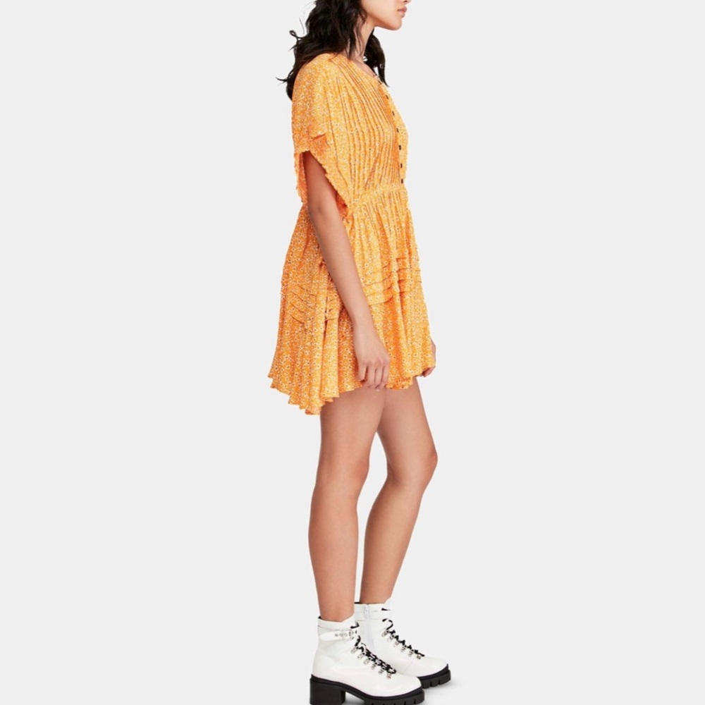 Free People floral mini dress
